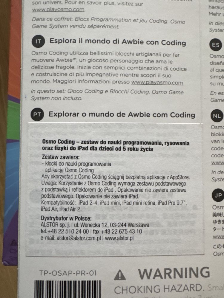 OSMO coding gra do nauki programowania dla dzieci od 5 lat apple