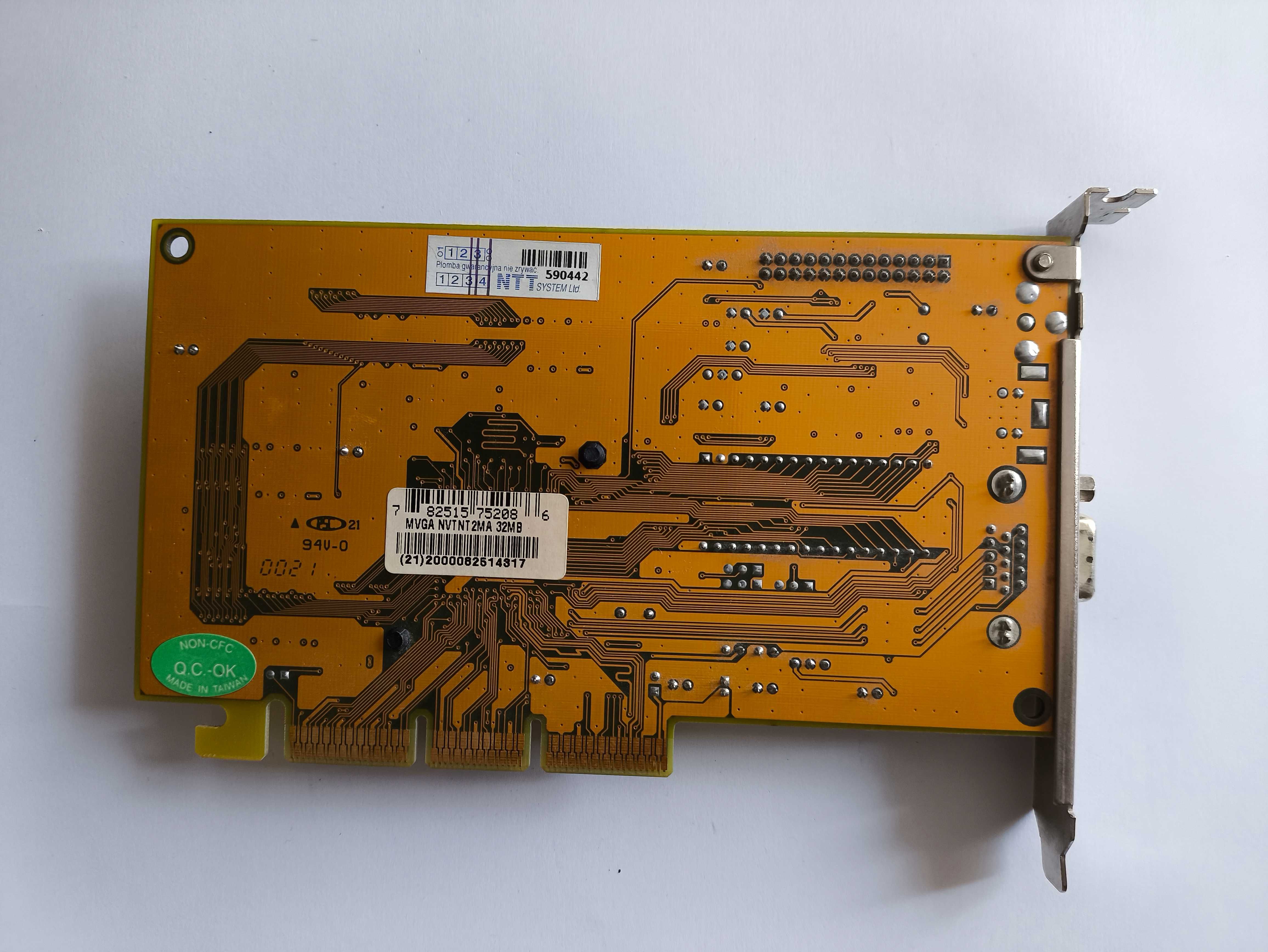 Karta Graficzna MVGA NVTNT2MA 32MB Holtek