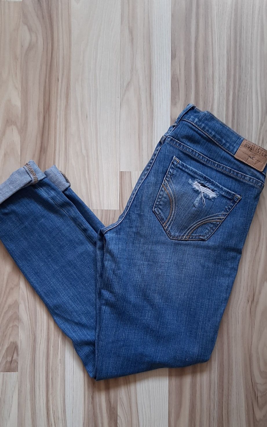 Damskie spodnie jeansowe M
