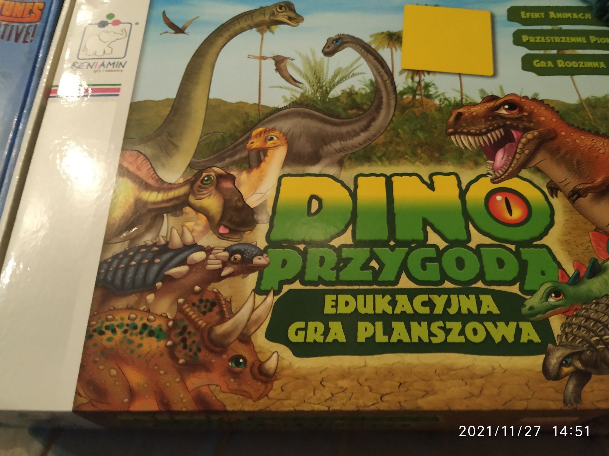 Zestaw gier niezwykła wyprawa szalone autka dino przygoda