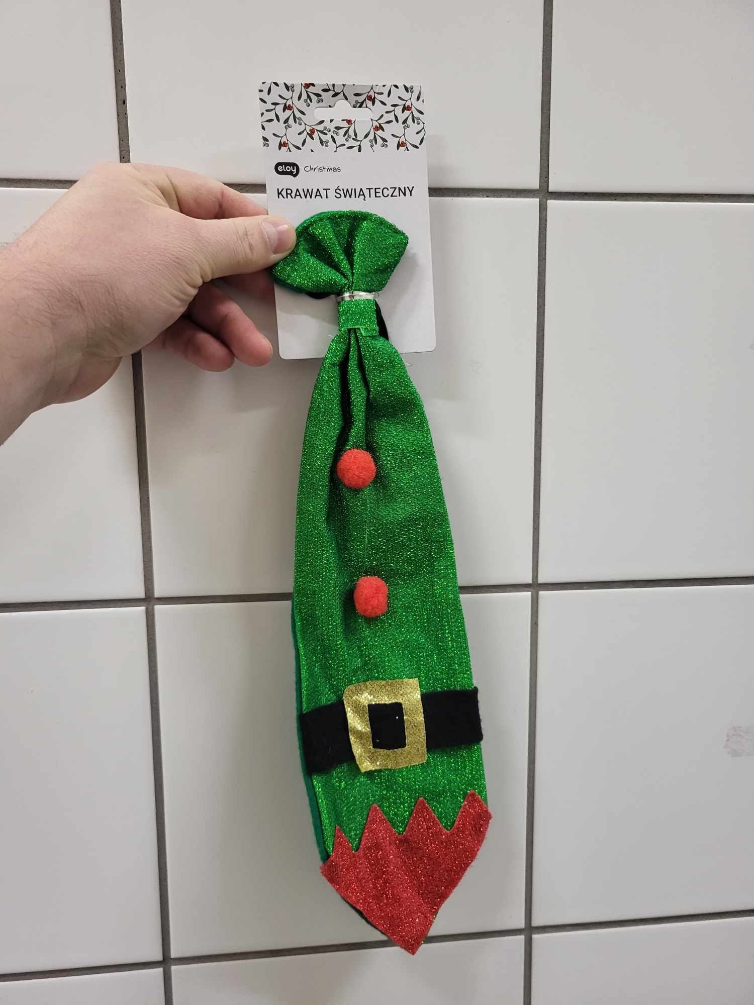 1 krawaty mikołaj+ Elf nowe