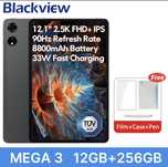 Blackview Mega 3 (12/256GB),12.1", 2,5K FHD+,90Hz,4G LTE,Helio G100