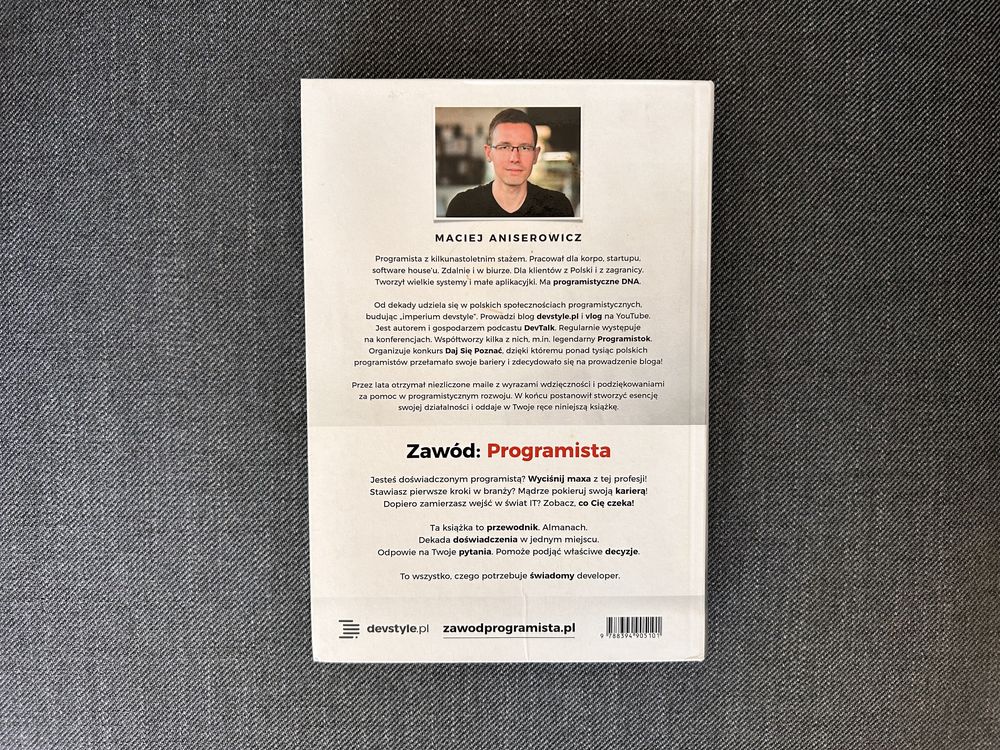 Zawód: programista - Maciej Aniserowicz