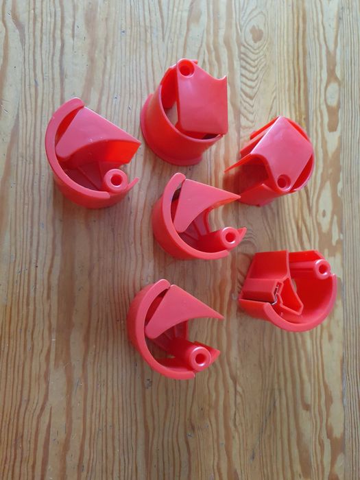 6 dyspenserów do taśmy pakowej