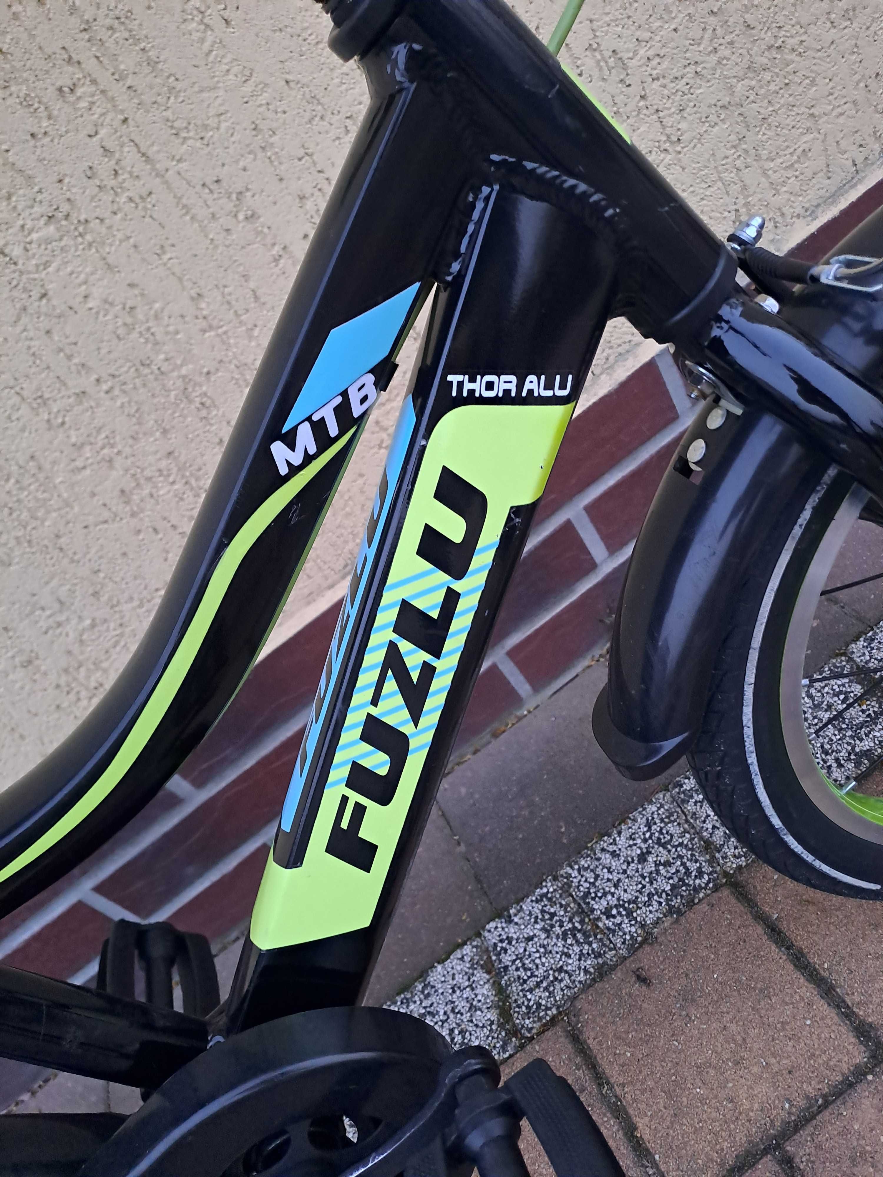 BMX, rower dziecięcy 16" ALU Fuzlu Thor+boczne kółka