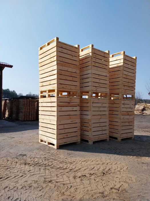 Skrzyniopalety drewniane