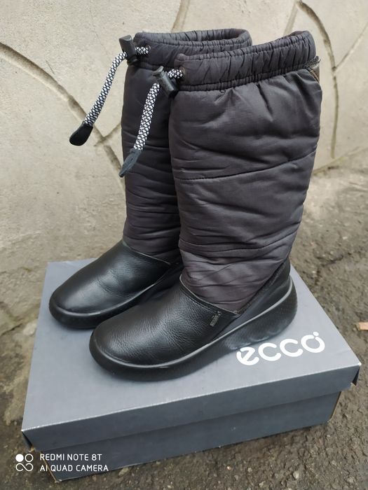 Ecco 31 33 чоботи на дівчинку зимові сапоги теплі ботинки взуття ессо