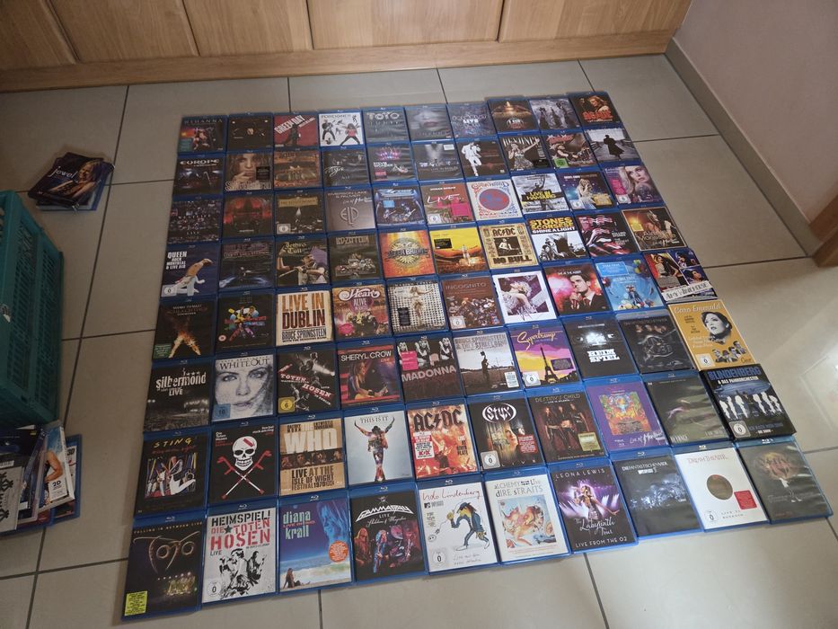 Płyty Blu-ray z koncertem zespołów
