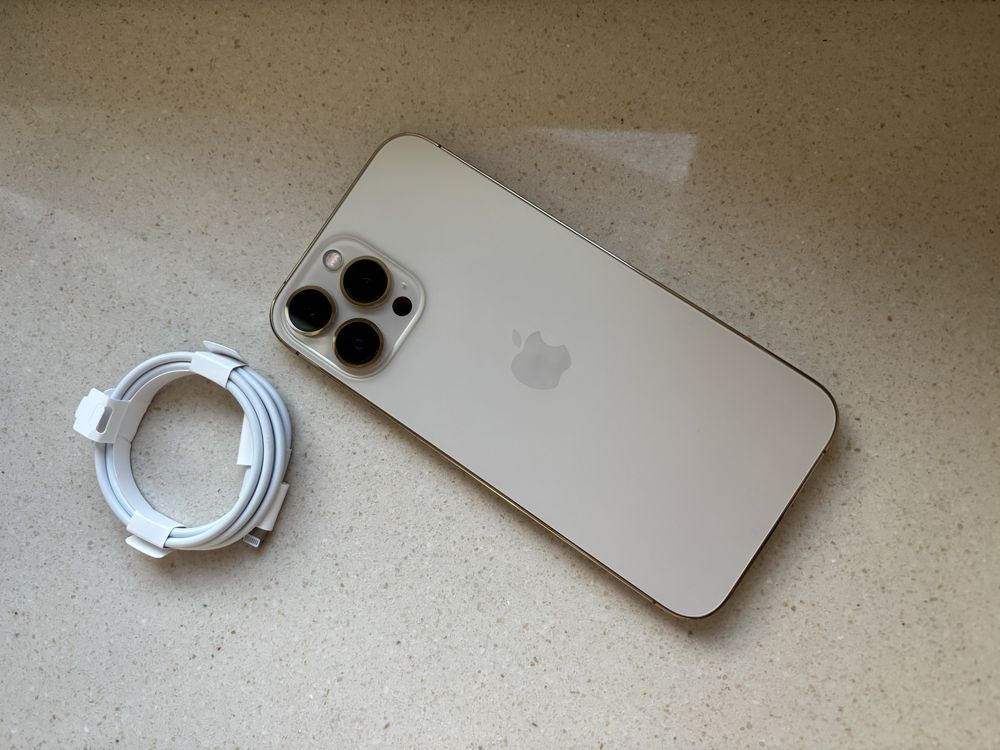 Iphone 13 Pro Max 256 GB Złoty 100% kondycja baterii