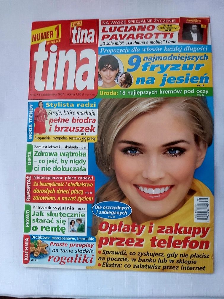 Czasopismo Tina nr 40, październik 2007r.