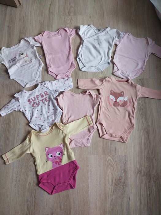 Paka ubranek dla dziewczynki 56,62,68,74,80,86,92,98