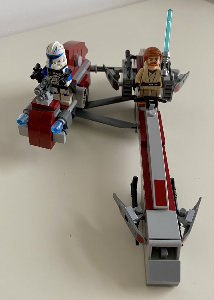 Lego Star Wars 75012 BARC Speeder kapitana Rexa z przyczepką