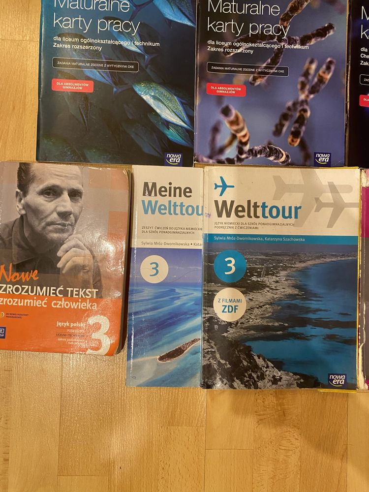ZESTAW PODRĘCZNIKÓW do 3 Klasy Liceum / Technikum