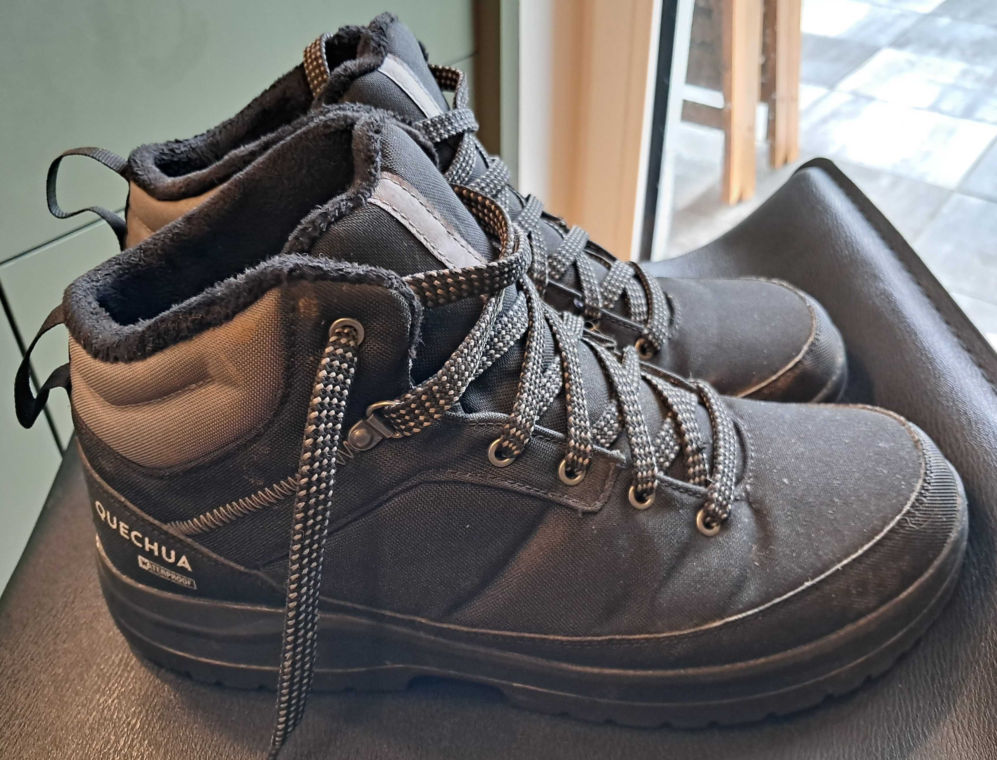 Buty turystyczne zimowe Quechua SH100 Decathlon wodoodporne 42