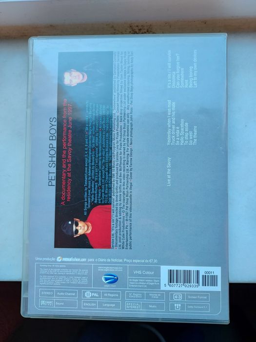 Vendo DVD do concerto de Pet Shop Boys