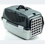 Transporter, klatka dla psa, kota, kolor szary. Pet, Animal Carrier.