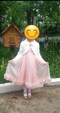 Святкова сукня для дівчинки з болеро