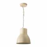 Ikea lampa duża 47 cm metalowa, beżowa