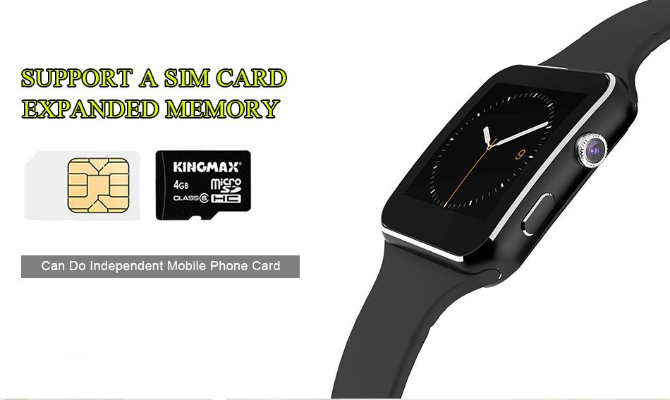 SmartWatch X6 | Relógio inteligente | Smartphone iOS Android Bluetooth
