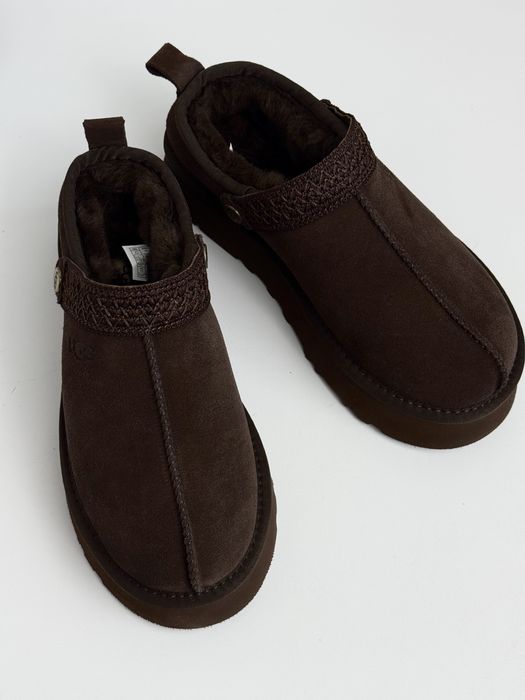 Уггі аг UGG tasman platform espresso угі зимові на хутрі таз