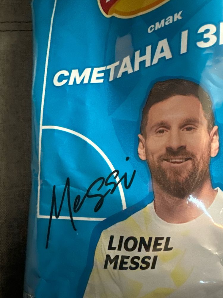 Автограф месси оригинал