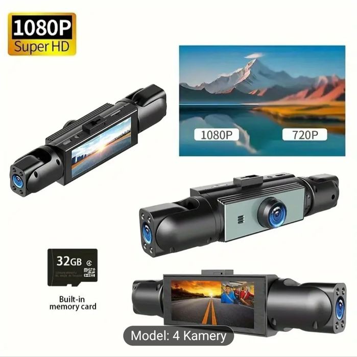 Wideorejestrator 4-kanałowy OMI Carsen M1