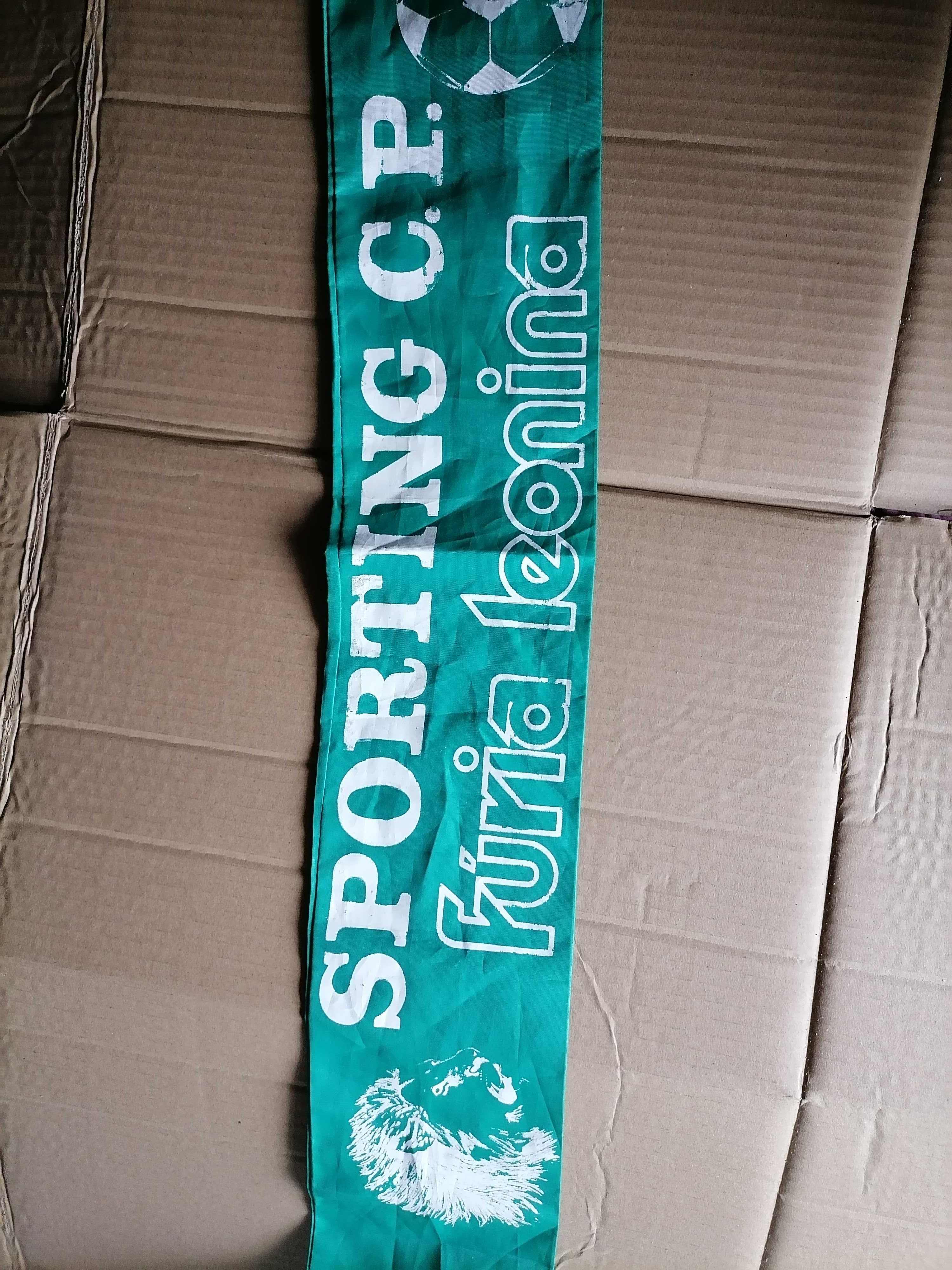 SPORTING/Juve Leo Cachecol Seda Fúria Leonina "Vintage"