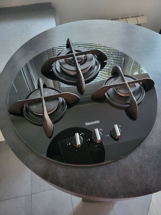 Płyta gazowa 3 palniki okrągła