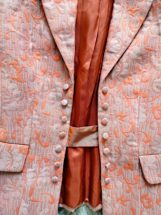 Mango żakiet żakardowy marynarka piękny kolor wzory S/M