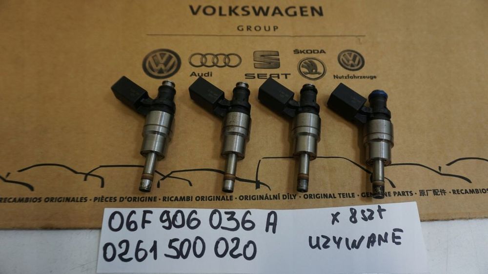 WTRYSKIWACZE AUDI VW 2.0 TSI 0261500020 06F906036A
