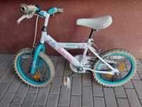 Rower rama 11 cali koło 16 cali Pedal Pals Harmony biały