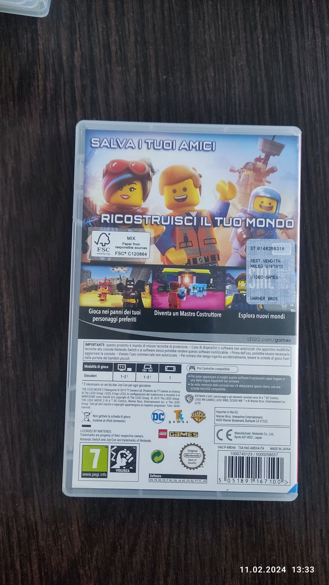 Gra The LEGO MOVIE 2 VIDEOGAME na Nintendo Switch