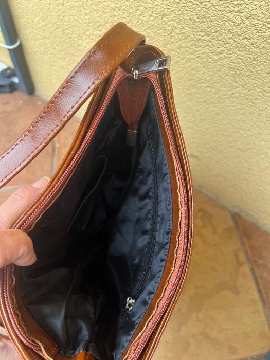 Nowa Skórzana torebka listonoszka DANA