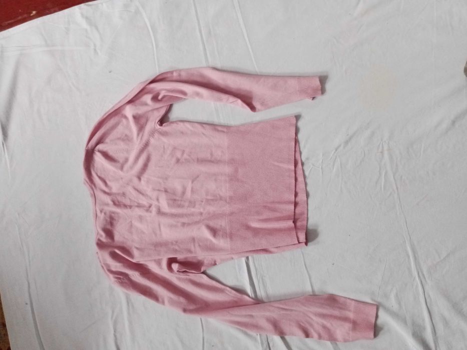 2 свитерка (желтый розовый), Костюм -двойка новый, цвет морской волны