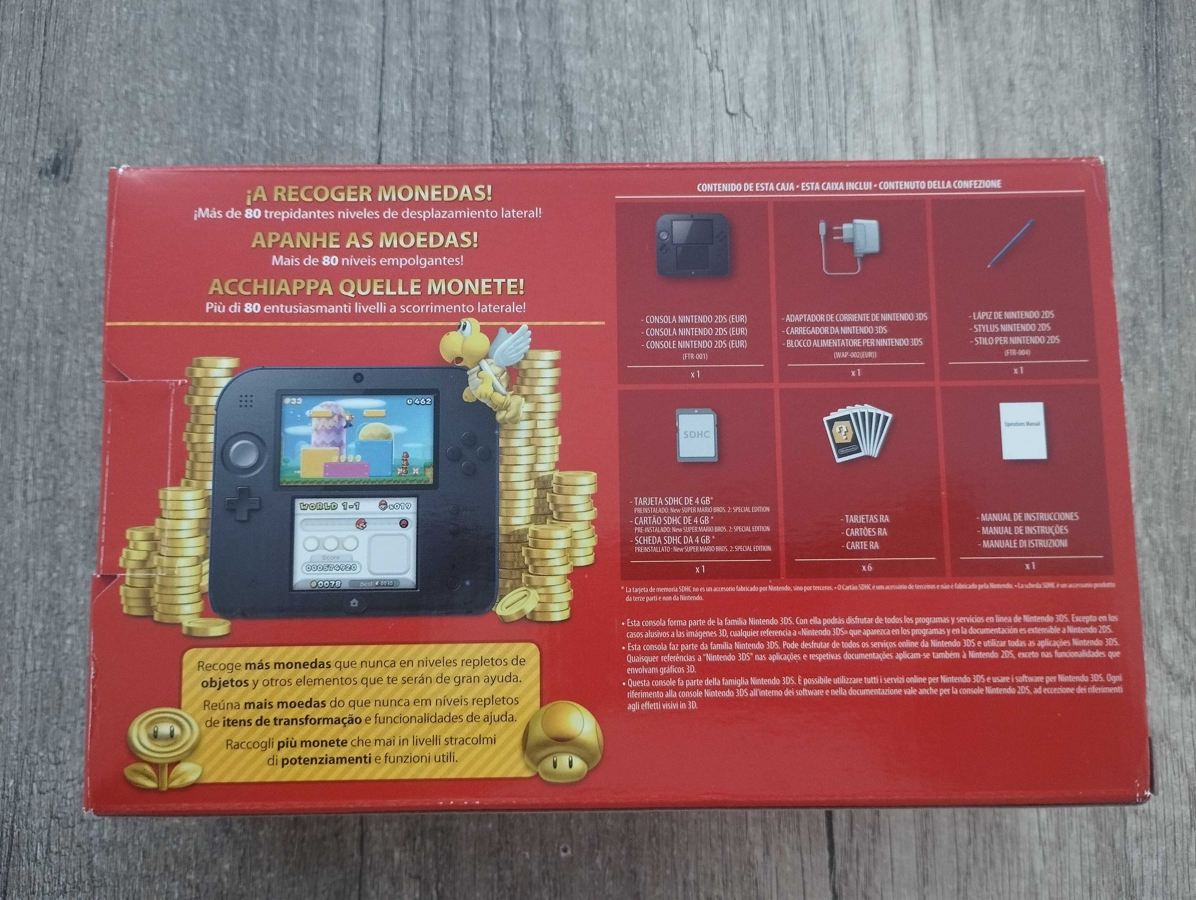 Consola Nintendo 2ds Super Mario Bros 2 NOVA a estrear edição especial