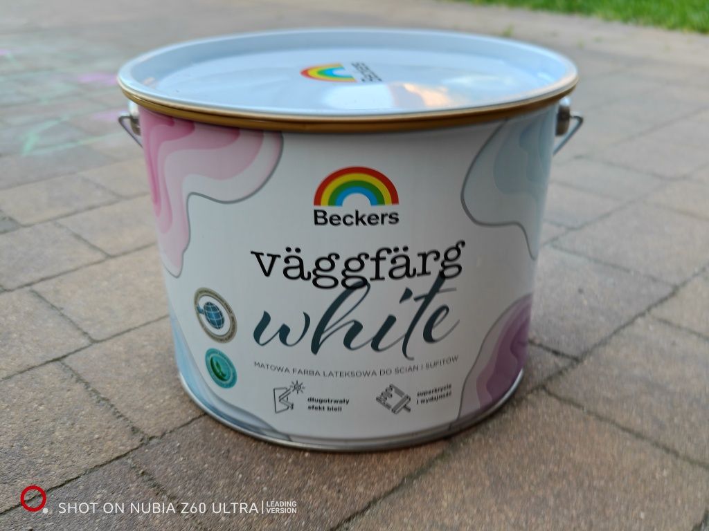 Farba biała Beckers Vaggfarg