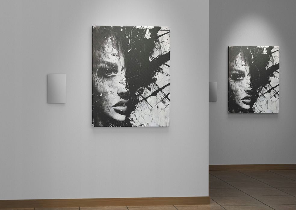 Obraz na płótnie Kobieta sztuka nowoczesna do domu pokoju salonu 45x60