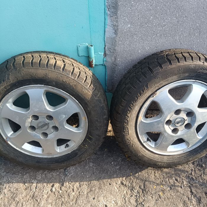 Оригінальні титанові диски /OPEL 5*110/ з резиною.