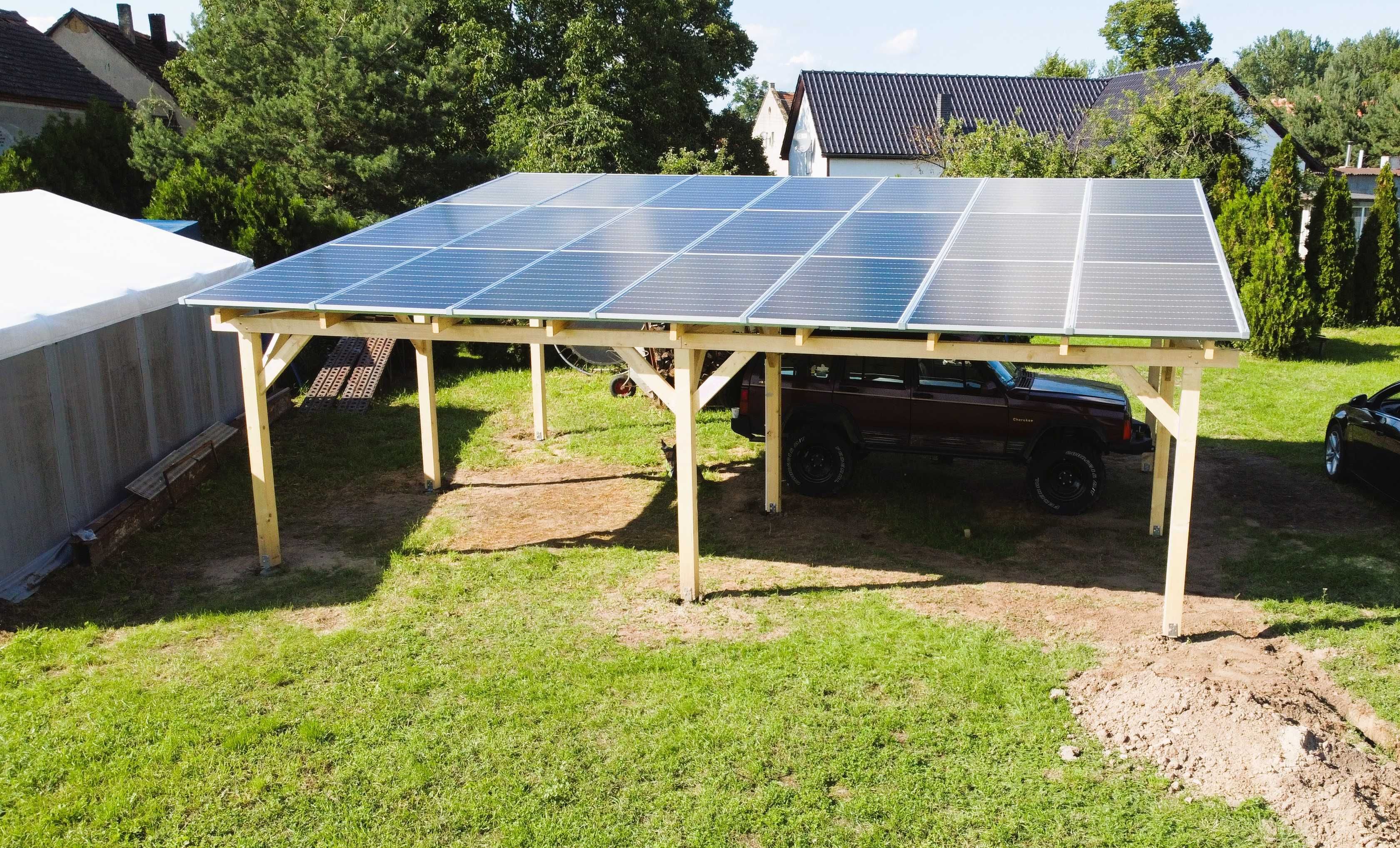 Fotowoltaika wiata 9.9 kWp magazyn 5,12 kWh Będzin