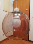 Candeeiro vidro transparente