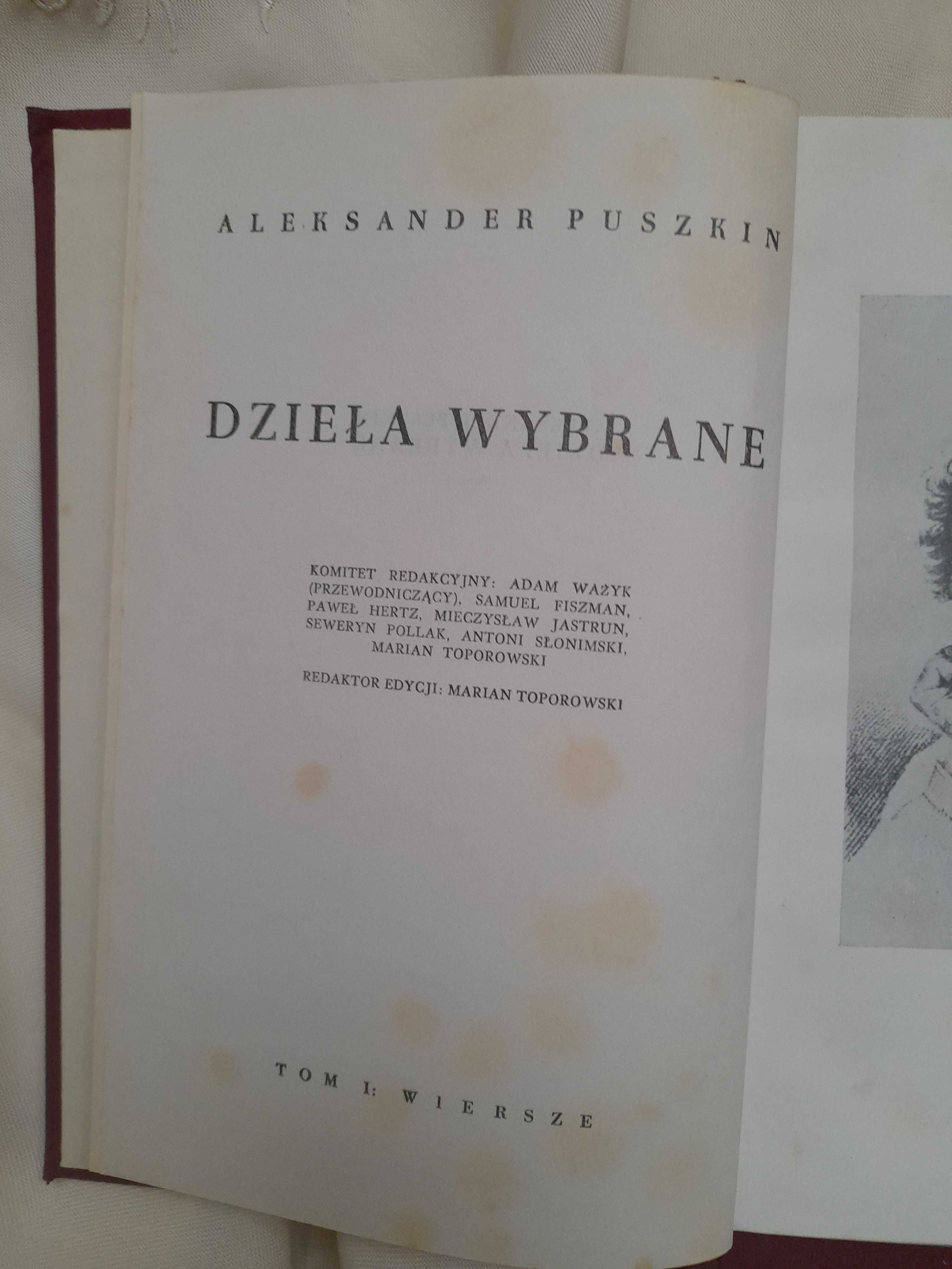 5 tomów Aleksander Puszkin 1956r