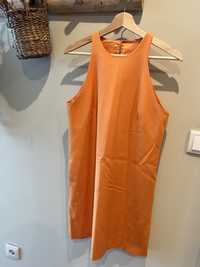 Vestido Zara cor Laranja