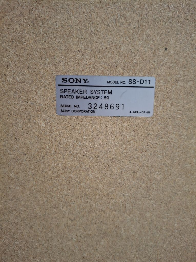Głośniki kolumny Sony SS-D11