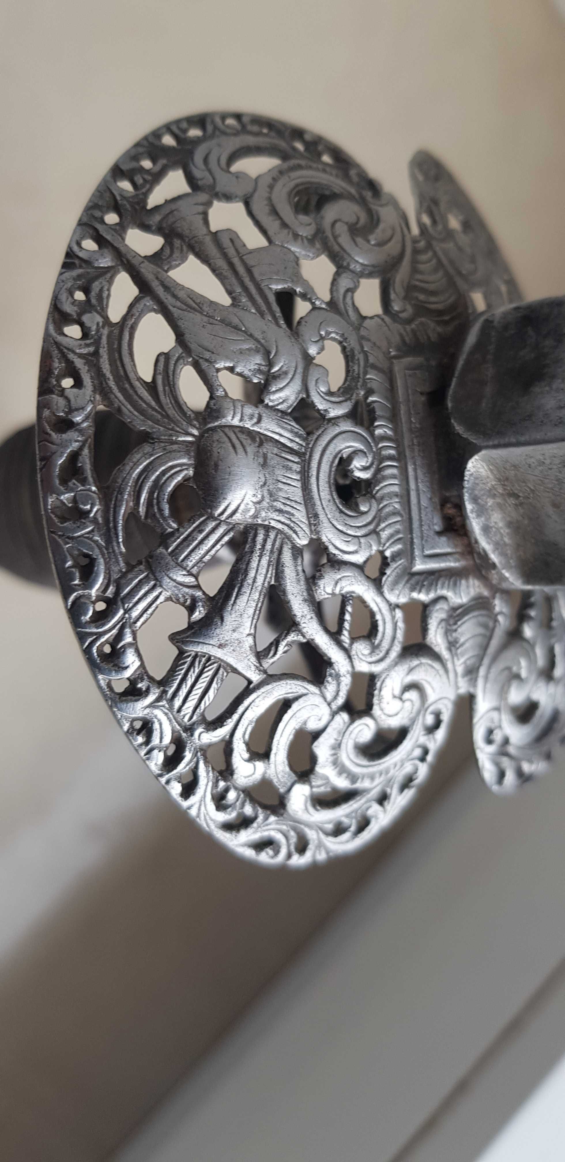 Szpada Francja XVIII flilgran srebro panoplia unikat