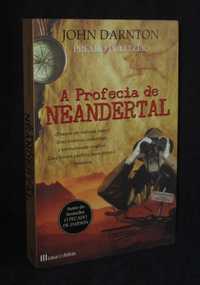 Livro A Profecia de Neandertal John Darnton com marcador