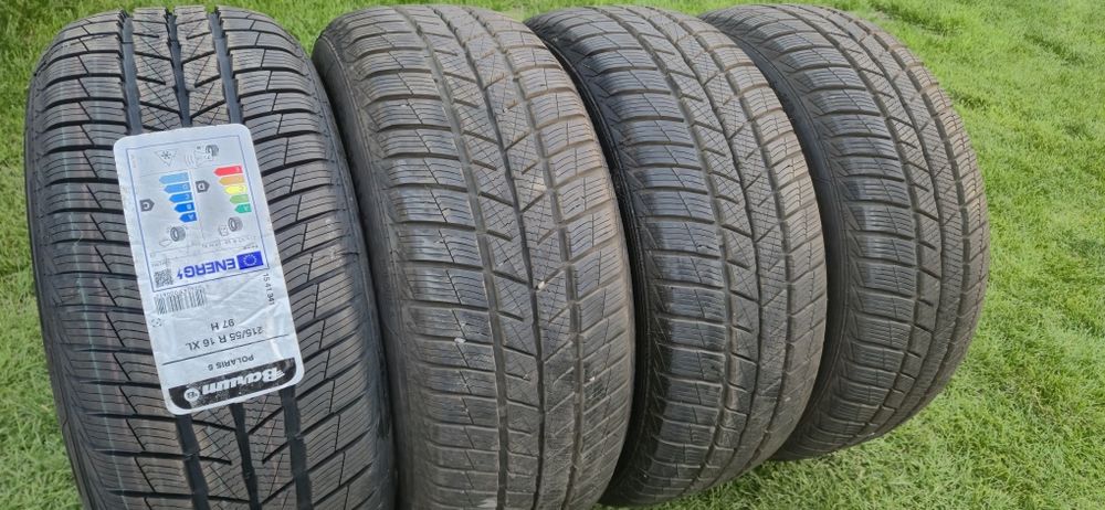 Barum 215/55 16 4szt zimowe jak NOWE 8.5mm 2022/2024r zima