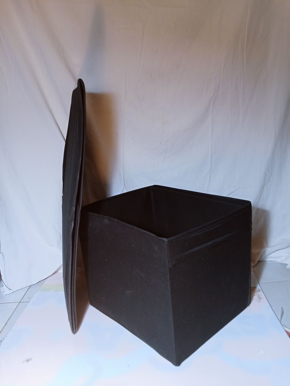 15 caixas IKEA -DRONA, 13x15x13, pretas