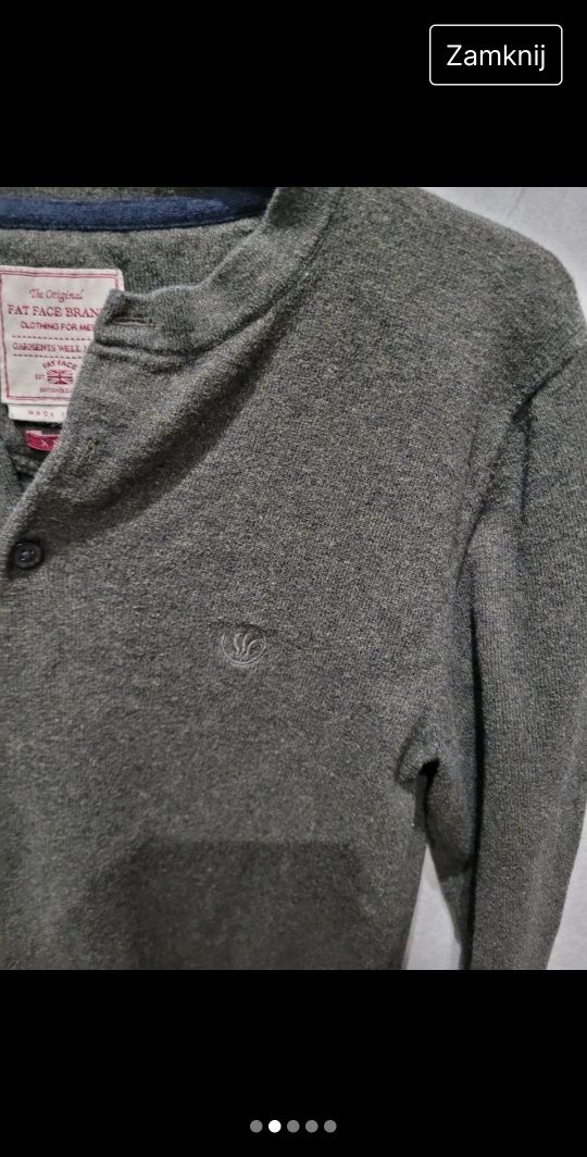 Sweter męski z kaszmirem