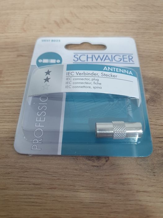 Złącze antenowe Wtyk antenowy IEC metalowy