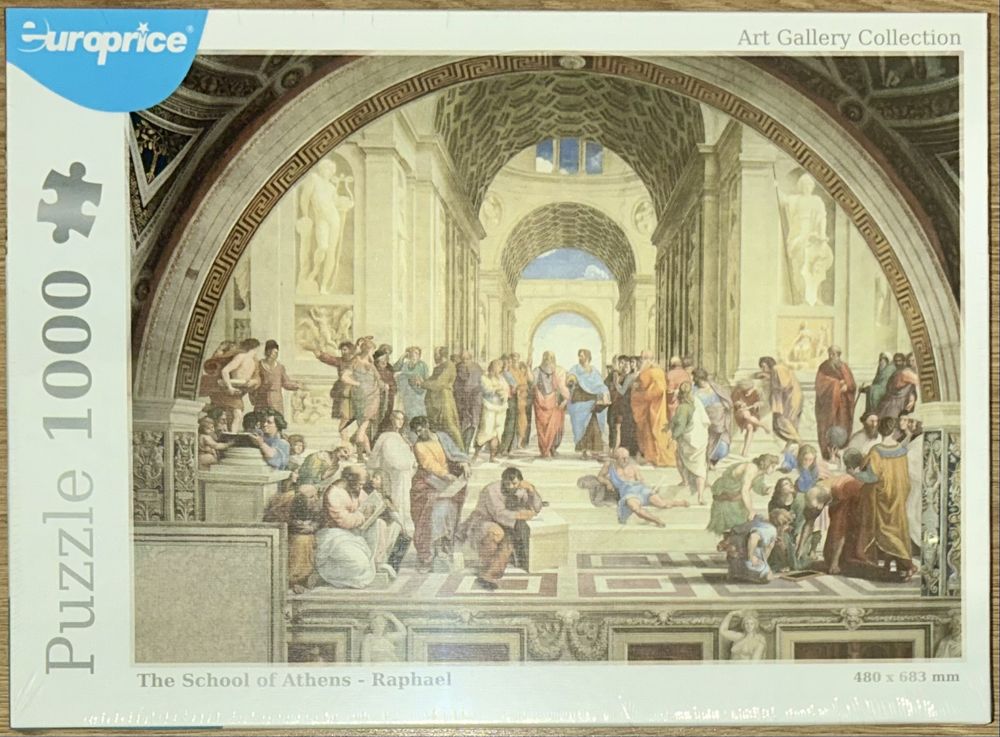 Puzzle 1000 peças - The School of Athens, Raphael